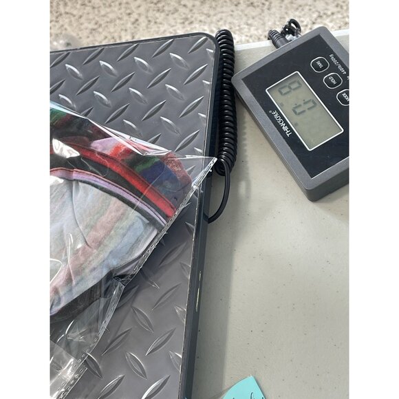 Cupio Tunic Top Size Large Scoop Neck Multi Striped Mesh Trim Handkerchief Hem - Picture 6 of 6